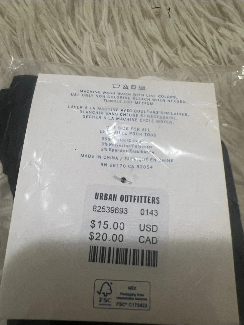 Urban Outfitters applies labels